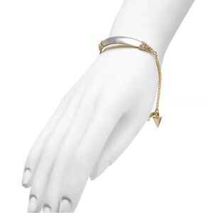 Alexis Bittar Lucite Swarovski Encrusted ID Bracelet